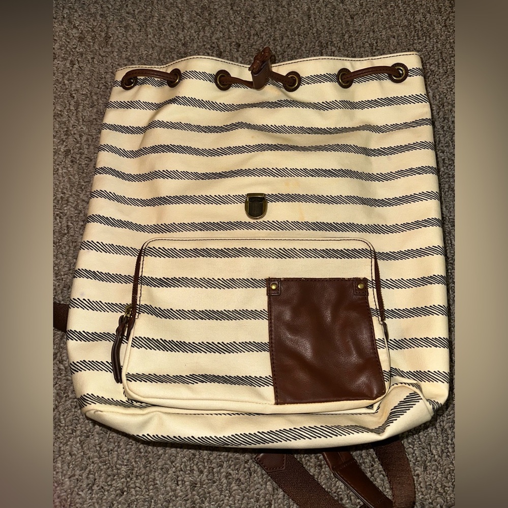 FOSSIL Coated Canvas Backpack - Picture 4 of 15